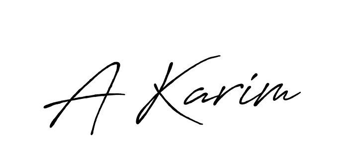 This is the best signature style for the A Karim name. Also you like these signature font (Antro_Vectra_Bolder). Mix name signature. A Karim signature style 7 images and pictures png