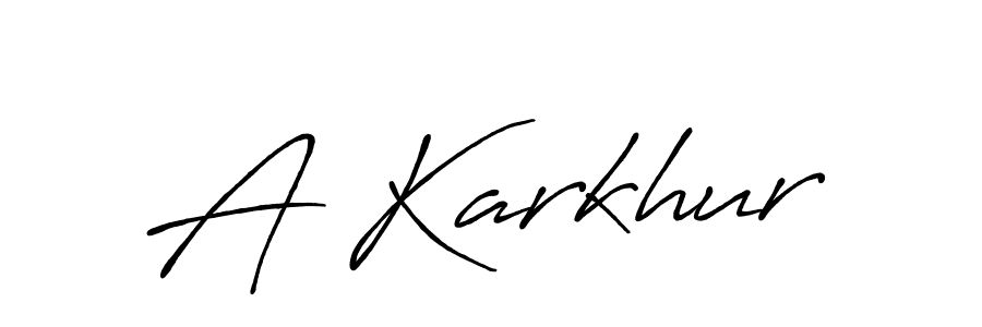 You should practise on your own different ways (Antro_Vectra_Bolder) to write your name (A Karkhur) in signature. don't let someone else do it for you. A Karkhur signature style 7 images and pictures png