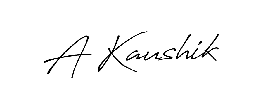 Here are the top 10 professional signature styles for the name A Kaushik. These are the best autograph styles you can use for your name. A Kaushik signature style 7 images and pictures png