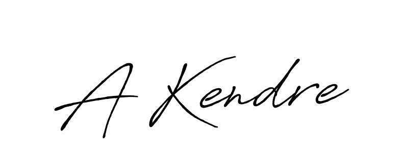 Design your own signature with our free online signature maker. With this signature software, you can create a handwritten (Antro_Vectra_Bolder) signature for name A Kendre. A Kendre signature style 7 images and pictures png