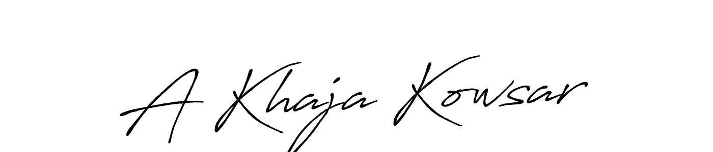 Use a signature maker to create a handwritten signature online. With this signature software, you can design (Antro_Vectra_Bolder) your own signature for name A Khaja Kowsar. A Khaja Kowsar signature style 7 images and pictures png
