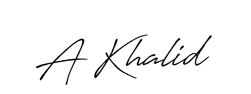 Antro_Vectra_Bolder is a professional signature style that is perfect for those who want to add a touch of class to their signature. It is also a great choice for those who want to make their signature more unique. Get A Khalid name to fancy signature for free. A Khalid signature style 7 images and pictures png