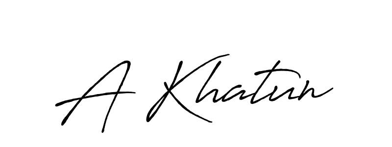 Once you've used our free online signature maker to create your best signature Antro_Vectra_Bolder style, it's time to enjoy all of the benefits that A Khatun name signing documents. A Khatun signature style 7 images and pictures png