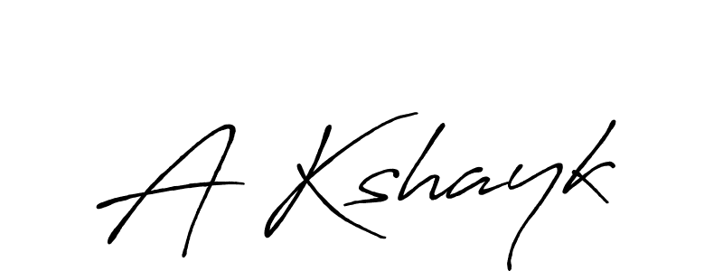 The best way (Antro_Vectra_Bolder) to make a short signature is to pick only two or three words in your name. The name A Kshayk include a total of six letters. For converting this name. A Kshayk signature style 7 images and pictures png