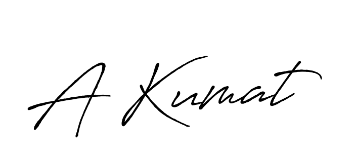Also You can easily find your signature by using the search form. We will create A Kumat name handwritten signature images for you free of cost using Antro_Vectra_Bolder sign style. A Kumat signature style 7 images and pictures png