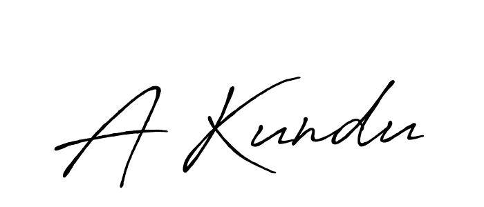 Once you've used our free online signature maker to create your best signature Antro_Vectra_Bolder style, it's time to enjoy all of the benefits that A Kundu name signing documents. A Kundu signature style 7 images and pictures png