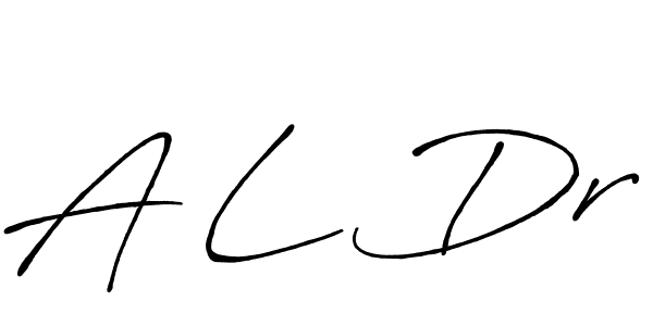 How to make A L Dr signature? Antro_Vectra_Bolder is a professional autograph style. Create handwritten signature for A L Dr name. A L Dr signature style 7 images and pictures png