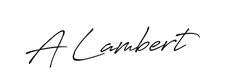 Create a beautiful signature design for name A Lambert. With this signature (Antro_Vectra_Bolder) fonts, you can make a handwritten signature for free. A Lambert signature style 7 images and pictures png