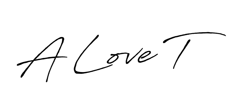 Make a beautiful signature design for name A Love T. With this signature (Antro_Vectra_Bolder) style, you can create a handwritten signature for free. A Love T signature style 7 images and pictures png