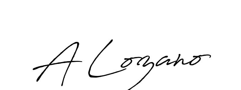 Here are the top 10 professional signature styles for the name A Lozano. These are the best autograph styles you can use for your name. A Lozano signature style 7 images and pictures png