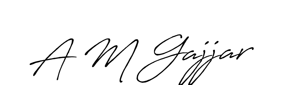 Similarly Antro_Vectra_Bolder is the best handwritten signature design. Signature creator online .You can use it as an online autograph creator for name A M Gajjar. A M Gajjar signature style 7 images and pictures png