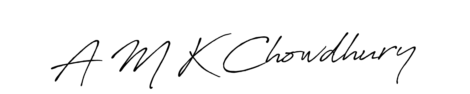 Similarly Antro_Vectra_Bolder is the best handwritten signature design. Signature creator online .You can use it as an online autograph creator for name A M K Chowdhury. A M K Chowdhury signature style 7 images and pictures png