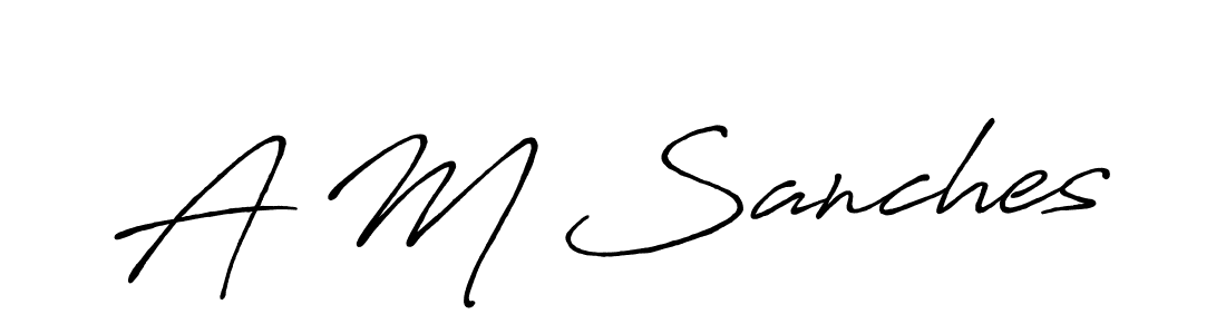See photos of A M Sanches official signature by Spectra . Check more albums & portfolios. Read reviews & check more about Antro_Vectra_Bolder font. A M Sanches signature style 7 images and pictures png