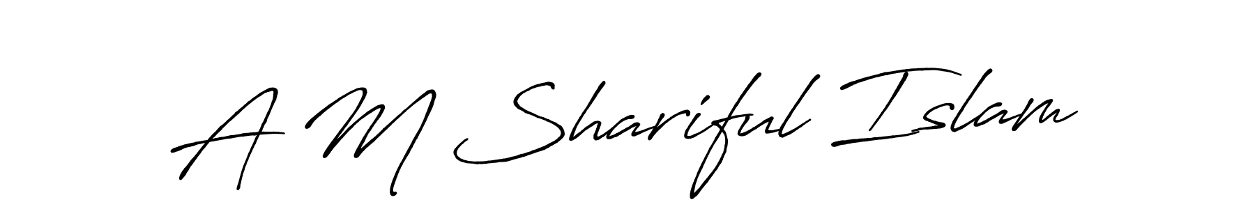 How to Draw A M Shariful Islam signature style? Antro_Vectra_Bolder is a latest design signature styles for name A M Shariful Islam. A M Shariful Islam signature style 7 images and pictures png