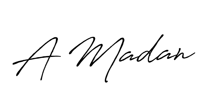 Also You can easily find your signature by using the search form. We will create A Madan name handwritten signature images for you free of cost using Antro_Vectra_Bolder sign style. A Madan signature style 7 images and pictures png
