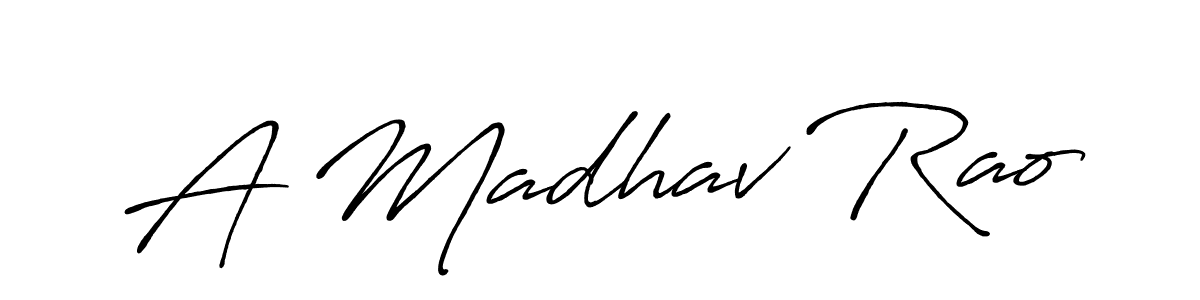 Once you've used our free online signature maker to create your best signature Antro_Vectra_Bolder style, it's time to enjoy all of the benefits that A Madhav Rao name signing documents. A Madhav Rao signature style 7 images and pictures png
