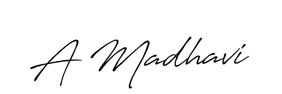 Once you've used our free online signature maker to create your best signature Antro_Vectra_Bolder style, it's time to enjoy all of the benefits that A Madhavi name signing documents. A Madhavi signature style 7 images and pictures png