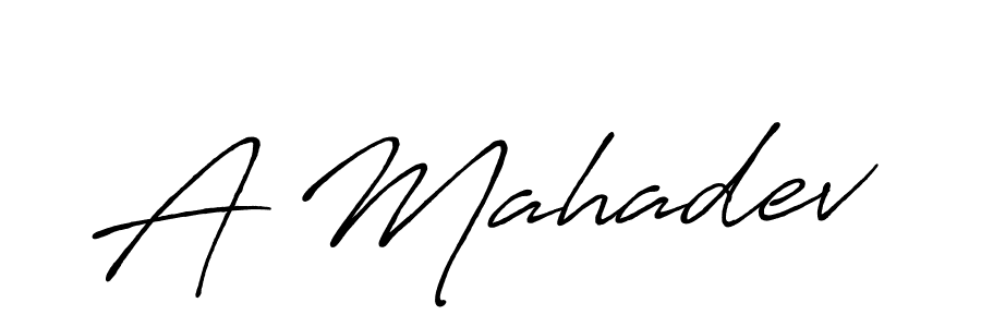 It looks lik you need a new signature style for name A Mahadev. Design unique handwritten (Antro_Vectra_Bolder) signature with our free signature maker in just a few clicks. A Mahadev signature style 7 images and pictures png