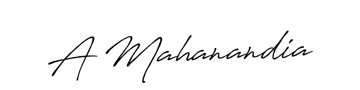 Make a beautiful signature design for name A Mahanandia. Use this online signature maker to create a handwritten signature for free. A Mahanandia signature style 7 images and pictures png