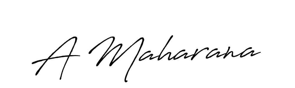 Create a beautiful signature design for name A Maharana. With this signature (Antro_Vectra_Bolder) fonts, you can make a handwritten signature for free. A Maharana signature style 7 images and pictures png