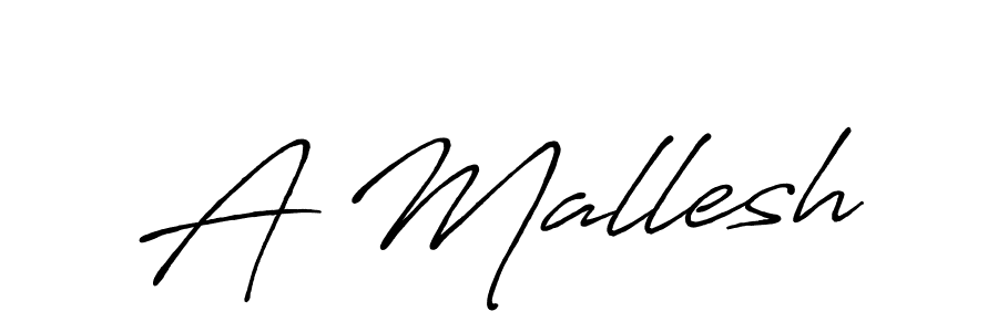 The best way (Antro_Vectra_Bolder) to make a short signature is to pick only two or three words in your name. The name A Mallesh include a total of six letters. For converting this name. A Mallesh signature style 7 images and pictures png