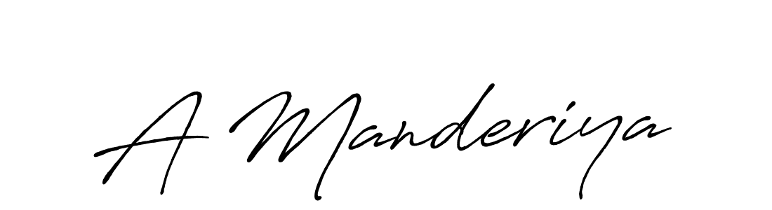 Make a beautiful signature design for name A Manderiya. Use this online signature maker to create a handwritten signature for free. A Manderiya signature style 7 images and pictures png