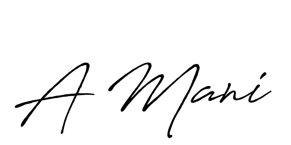 Here are the top 10 professional signature styles for the name A Mani. These are the best autograph styles you can use for your name. A Mani signature style 7 images and pictures png