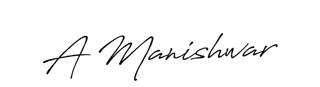 The best way (Antro_Vectra_Bolder) to make a short signature is to pick only two or three words in your name. The name A Manishwar include a total of six letters. For converting this name. A Manishwar signature style 7 images and pictures png