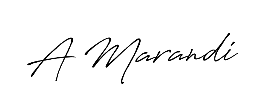 Also we have A Marandi name is the best signature style. Create professional handwritten signature collection using Antro_Vectra_Bolder autograph style. A Marandi signature style 7 images and pictures png