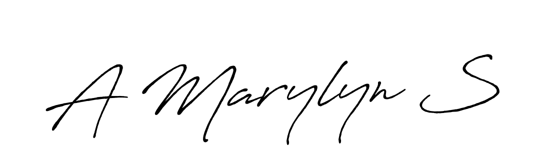 Antro_Vectra_Bolder is a professional signature style that is perfect for those who want to add a touch of class to their signature. It is also a great choice for those who want to make their signature more unique. Get A Marylyn S name to fancy signature for free. A Marylyn S signature style 7 images and pictures png