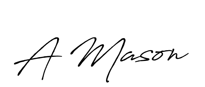 How to make A Mason name signature. Use Antro_Vectra_Bolder style for creating short signs online. This is the latest handwritten sign. A Mason signature style 7 images and pictures png