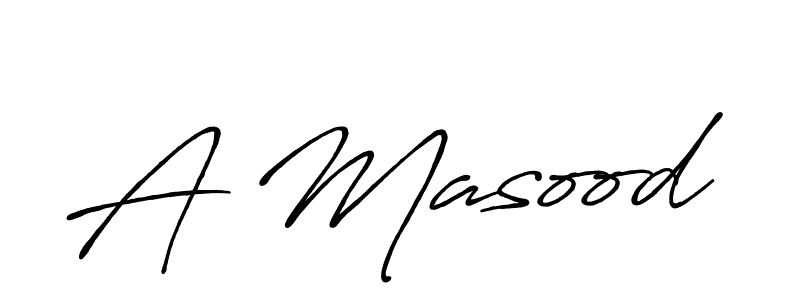 The best way (Antro_Vectra_Bolder) to make a short signature is to pick only two or three words in your name. The name A Masood include a total of six letters. For converting this name. A Masood signature style 7 images and pictures png