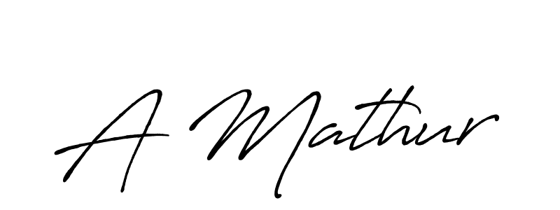 Create a beautiful signature design for name A Mathur. With this signature (Antro_Vectra_Bolder) fonts, you can make a handwritten signature for free. A Mathur signature style 7 images and pictures png