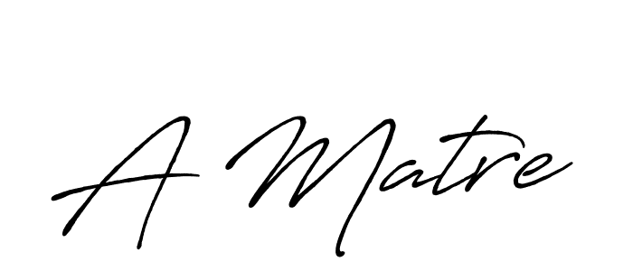 How to make A Matre signature? Antro_Vectra_Bolder is a professional autograph style. Create handwritten signature for A Matre name. A Matre signature style 7 images and pictures png