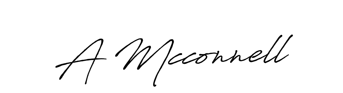 How to make A Mcconnell name signature. Use Antro_Vectra_Bolder style for creating short signs online. This is the latest handwritten sign. A Mcconnell signature style 7 images and pictures png