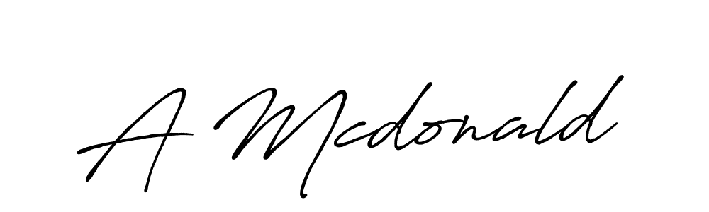 How to make A Mcdonald name signature. Use Antro_Vectra_Bolder style for creating short signs online. This is the latest handwritten sign. A Mcdonald signature style 7 images and pictures png