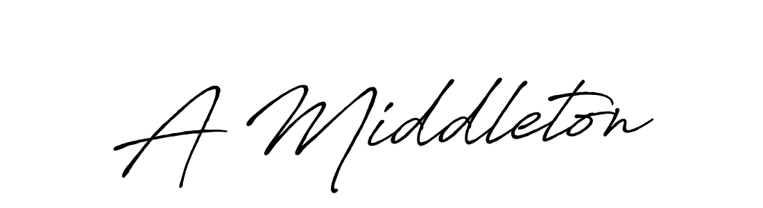 How to Draw A Middleton signature style? Antro_Vectra_Bolder is a latest design signature styles for name A Middleton. A Middleton signature style 7 images and pictures png