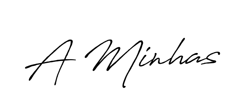 Best and Professional Signature Style for A Minhas. Antro_Vectra_Bolder Best Signature Style Collection. A Minhas signature style 7 images and pictures png