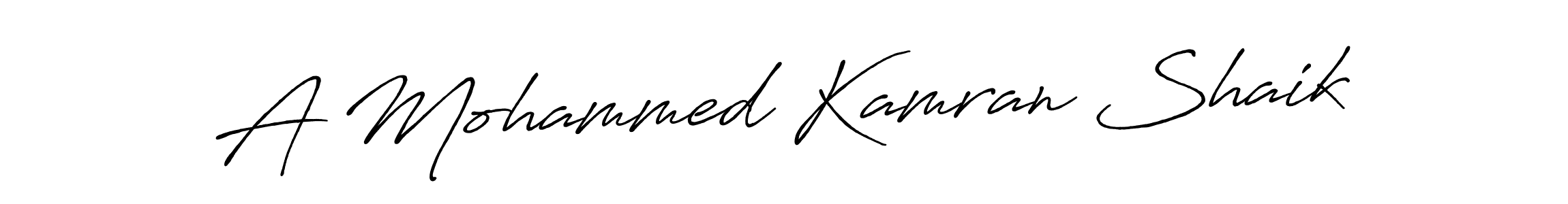 if you are searching for the best signature style for your name A Mohammed Kamran Shaik. so please give up your signature search. here we have designed multiple signature styles  using Antro_Vectra_Bolder. A Mohammed Kamran Shaik signature style 7 images and pictures png