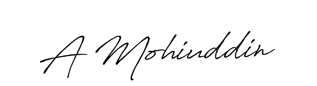 Also You can easily find your signature by using the search form. We will create A Mohiuddin name handwritten signature images for you free of cost using Antro_Vectra_Bolder sign style. A Mohiuddin signature style 7 images and pictures png