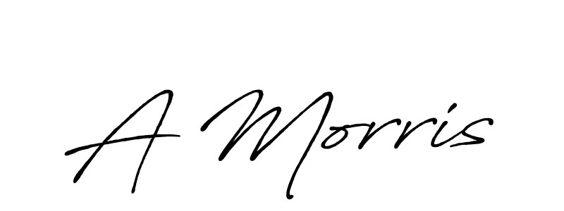 Also we have A Morris name is the best signature style. Create professional handwritten signature collection using Antro_Vectra_Bolder autograph style. A Morris signature style 7 images and pictures png