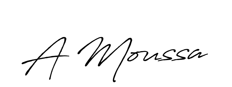 You should practise on your own different ways (Antro_Vectra_Bolder) to write your name (A Moussa) in signature. don't let someone else do it for you. A Moussa signature style 7 images and pictures png