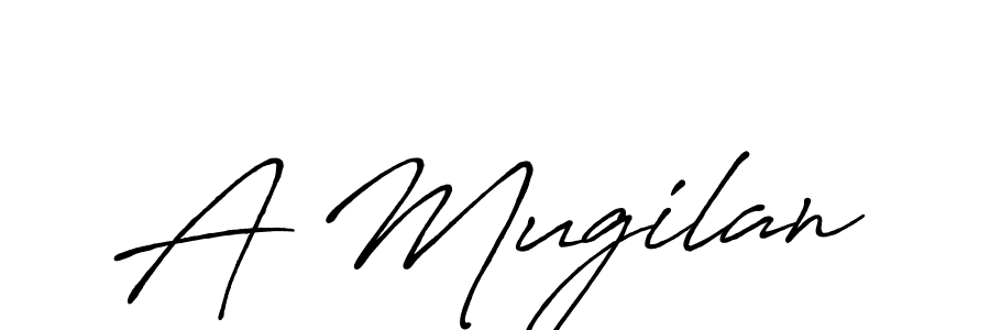 It looks lik you need a new signature style for name A Mugilan. Design unique handwritten (Antro_Vectra_Bolder) signature with our free signature maker in just a few clicks. A Mugilan signature style 7 images and pictures png