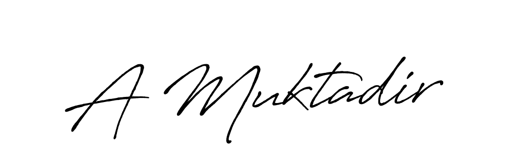 The best way (Antro_Vectra_Bolder) to make a short signature is to pick only two or three words in your name. The name A Muktadir include a total of six letters. For converting this name. A Muktadir signature style 7 images and pictures png