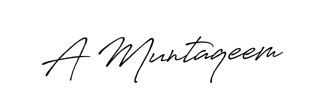 Also we have A Muntaqeem name is the best signature style. Create professional handwritten signature collection using Antro_Vectra_Bolder autograph style. A Muntaqeem signature style 7 images and pictures png