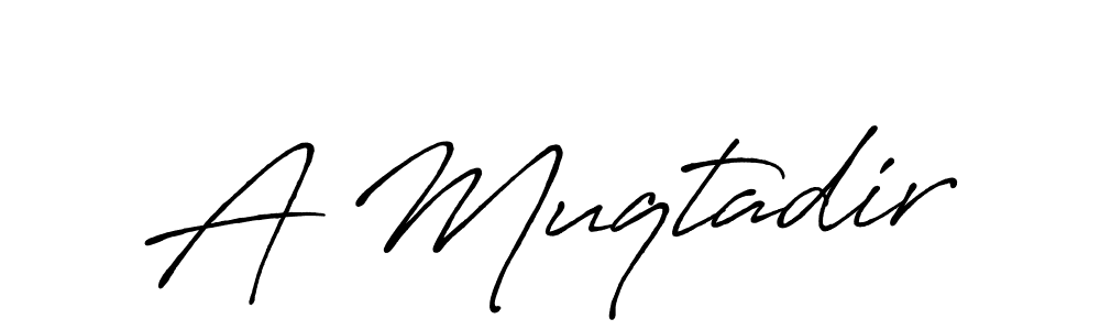 The best way (Antro_Vectra_Bolder) to make a short signature is to pick only two or three words in your name. The name A Muqtadir include a total of six letters. For converting this name. A Muqtadir signature style 7 images and pictures png
