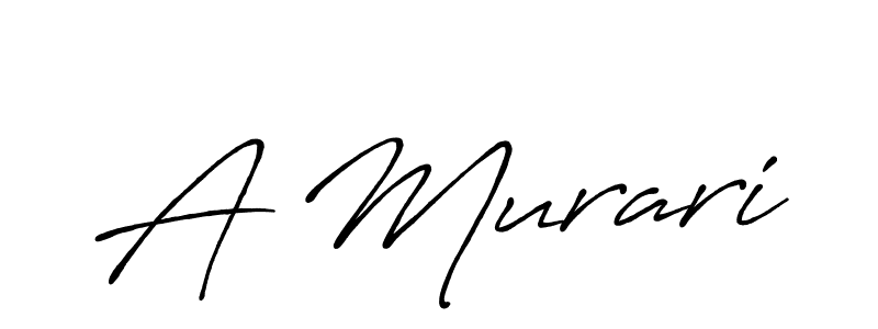 It looks lik you need a new signature style for name A Murari. Design unique handwritten (Antro_Vectra_Bolder) signature with our free signature maker in just a few clicks. A Murari signature style 7 images and pictures png