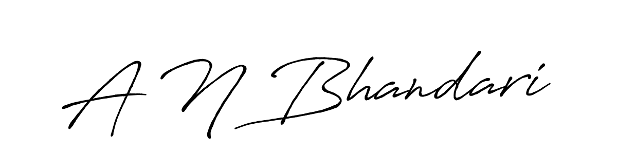 Make a beautiful signature design for name A N Bhandari. Use this online signature maker to create a handwritten signature for free. A N Bhandari signature style 7 images and pictures png