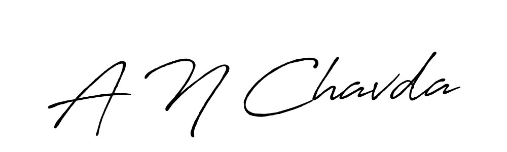 Make a beautiful signature design for name A N Chavda. Use this online signature maker to create a handwritten signature for free. A N Chavda signature style 7 images and pictures png