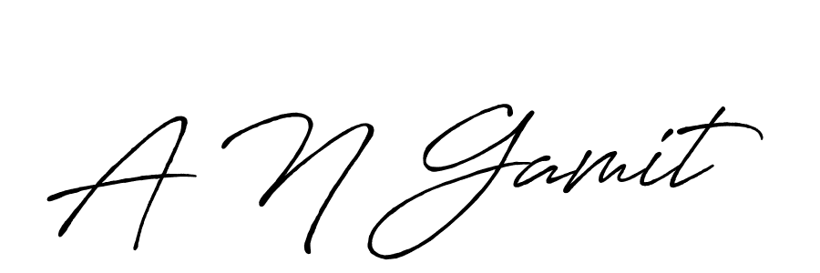 Antro_Vectra_Bolder is a professional signature style that is perfect for those who want to add a touch of class to their signature. It is also a great choice for those who want to make their signature more unique. Get A N Gamit name to fancy signature for free. A N Gamit signature style 7 images and pictures png